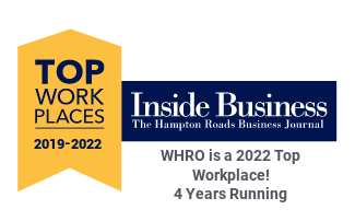 WHRO is a 2022 Top Workplace! 4 Years Running
